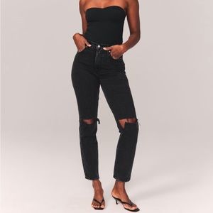 Abercrombie and Fitch Curve Love 90s Ultra High Rise Jeans